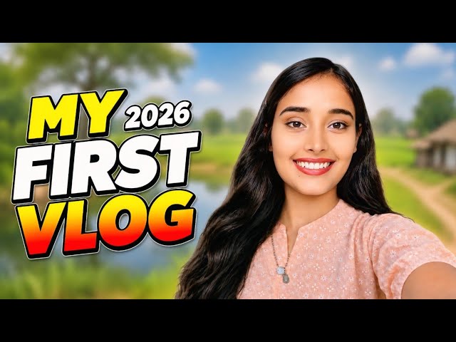 My First Vlog 2026 😍 | Village Life in Bihar, India | Chandani Ke Vlogs