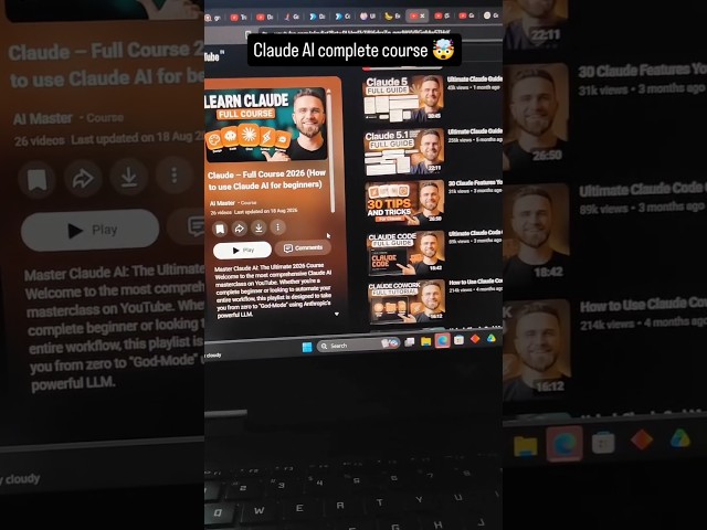 Claude Ai complete course resource #webdevelopment #nodejs #reactjs #ai #coding #frontend #backend