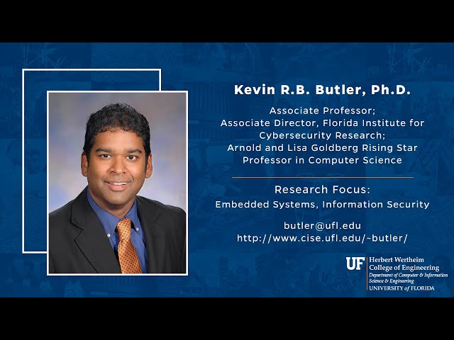 Faculty & Lab Introductions: Kevin R.B. Butler, Ph.D.