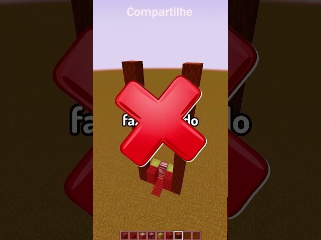 Stop using stairs in Minecraft 🛑 #minecraft #gaming
