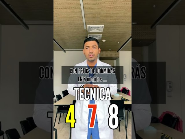 TECHNIQUE TO SLEEP IN 5 MINUTES 🥱🥱#shorts | DR. RAWDY