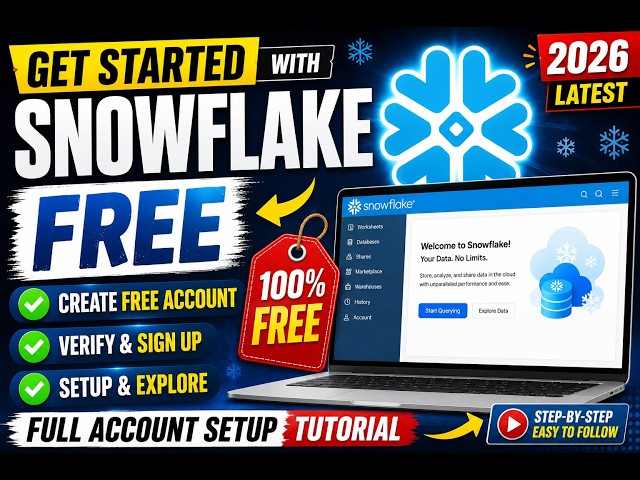 Get Started with Snowflake FREE — Full Account Setup Tutorial#Snowflake#DataEngineering