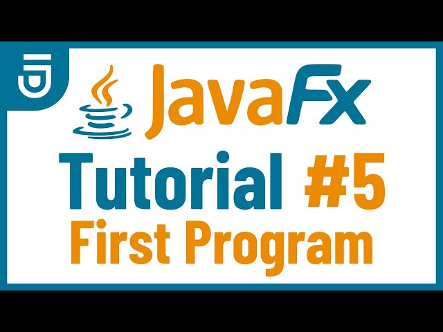 Your First Program | JavaFX GUI Tutorial for Beginners