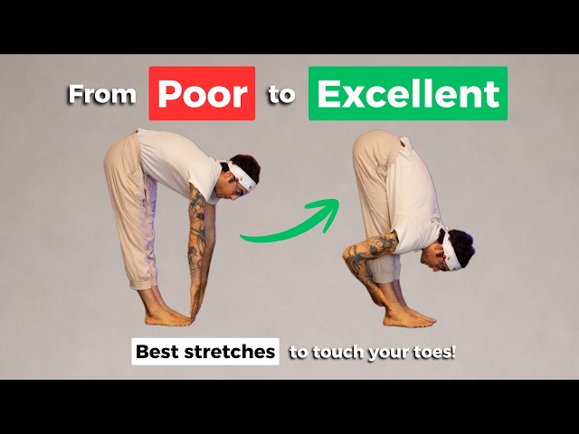 How to Touch Your Toes & Improve Hamstring Flexibility | 4 Best Exercises