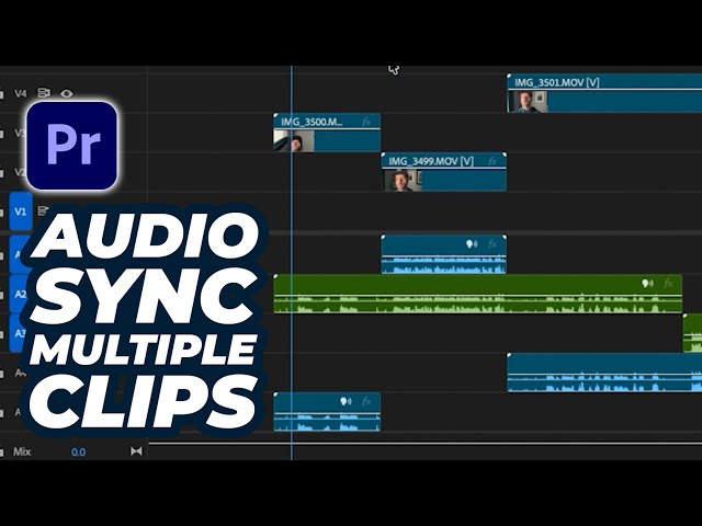 Learn how to sync MULTIPLE clips WITHOUT a plugin in this Premiere Pro tutorial!