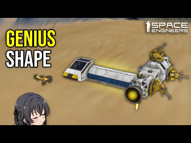 This Fighter Design Shape is Actually Genius on Space Engineers