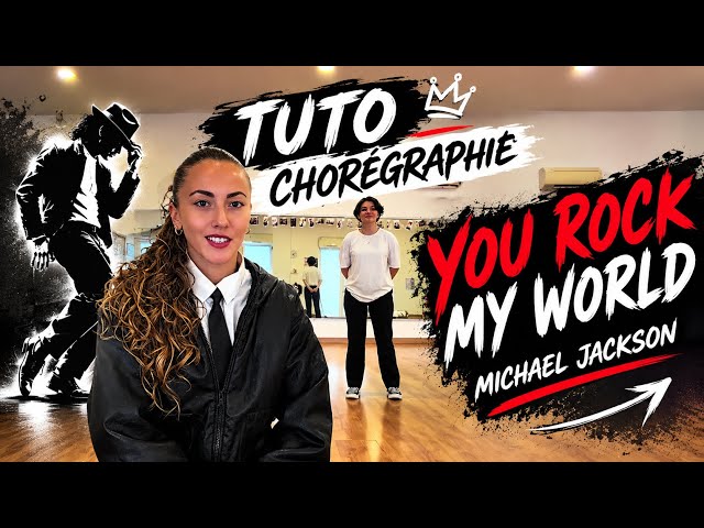 Michael Jackson - You Rock My World HIP-HOP DANCE TUTORIAL - Roxanne and Her Student