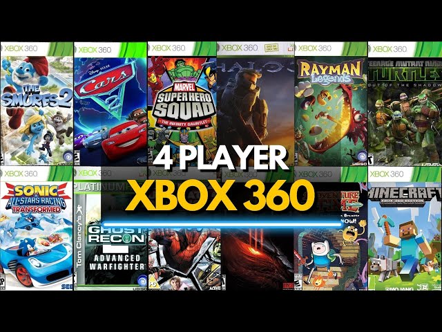 TOP 30 Best Xbox 360 4 Player Games for Local Multiplayer Fun
