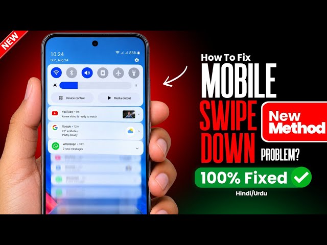 Mobile Phone Swipe Down Problem Solution | Mobile Me Upar Se Slide Nahi Ho Raha Hai