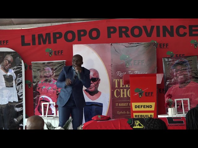Funeral Service Of the Late Fighter Tebogo Chokoe