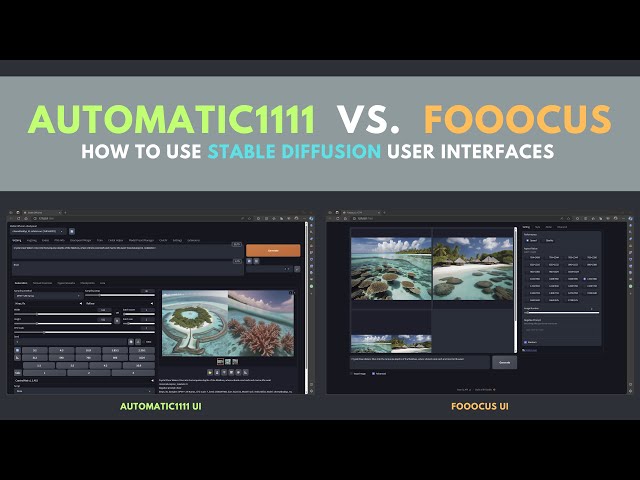 Automatic1111 vs. Fooocus | 🤘How-to use Stable Diffusion UI