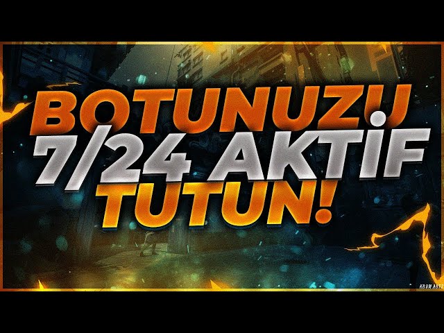 DİSCORD BOTUNUZU 7/24 AKTİF YAPMAK? | 2023 | BEDAVA UPTİME | FAST UPTİME