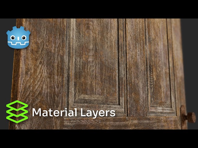 I added Material Layers to Godot