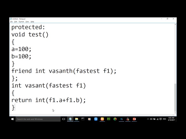 Friend function and Friend class in tamil in CPP