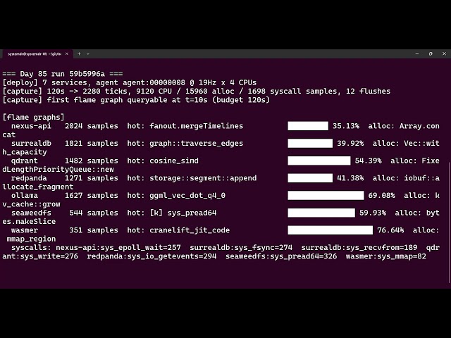 Day 85: eBPF Continuous Profiling with Parca — Zero-Overhead Flame Graphs for Production