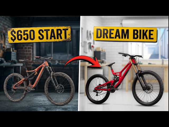 Turning a $650 Bike into My DREAM Mountain Bike!