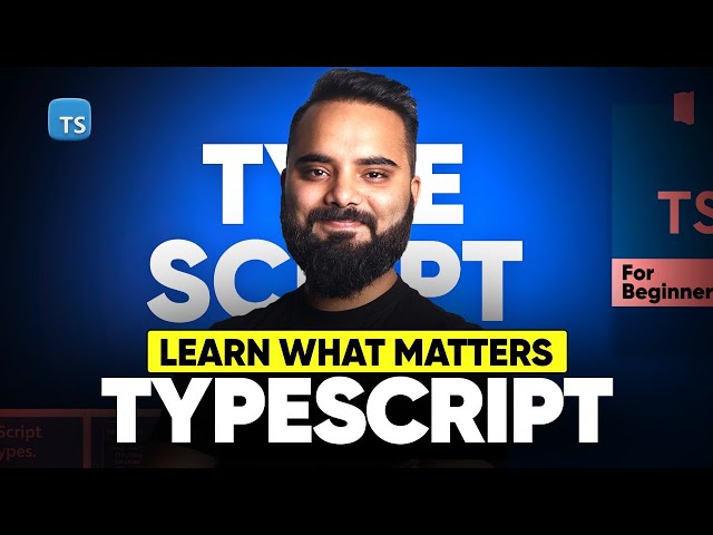🚀 TypeScript Crash Course: Master the Essentials in One Video! Ignite Your Web Dev Journey Today!