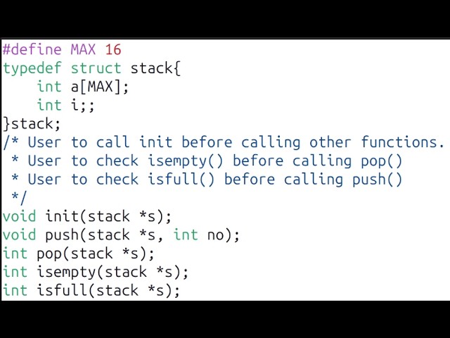21 Stack-4, Stack code as Abstract Data Type (ADT)