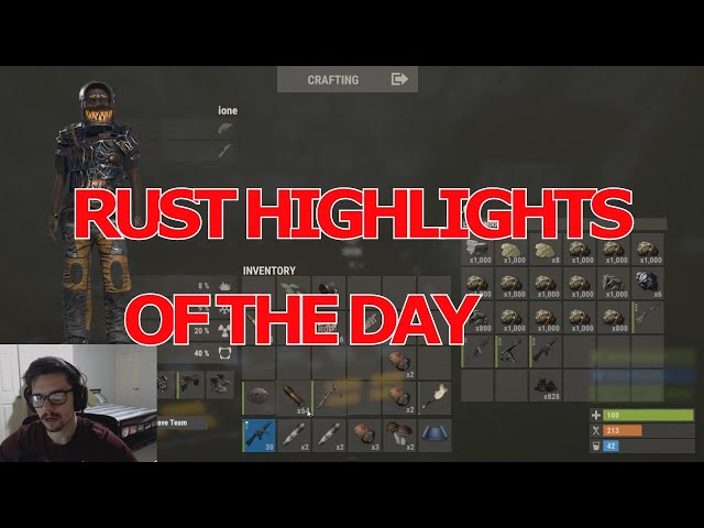 ShackyHD cries while masturbating?? // RUST highlights Of 2019-01-21