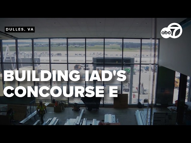 An inside look at Dulles Airport’s first new concourse in decades