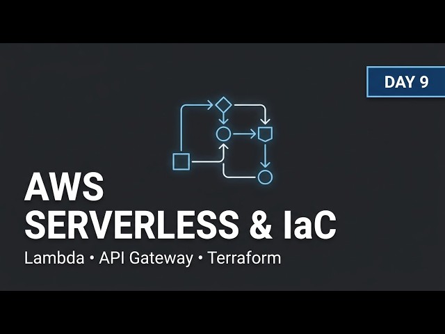 Day 9: AWS Serverless Architecture & Terraform IaC (Lambda, API Gateway, SQS, & Step Functions)