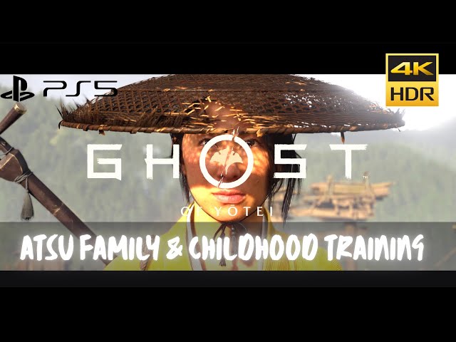 Ghost of Yotei – Atsu’s Family Flashback & Childhood Training | Return to Her Destroyed Home |PS5 4K