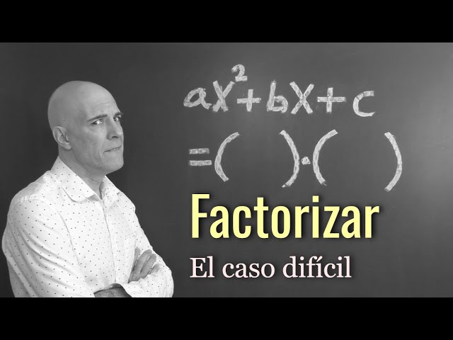 FACTORIZACIÓN POLINOMIOS TIPO AX²+BX+C completando el trinomio cuadrado perfecto