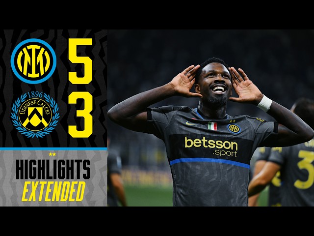 A THRILKER AT SAN SIRO! COMEBACK AND FIVE GOALS! | INTER 5-3 UDINESE | EXTENDED HIGHLIGHTS 📹🖤💙