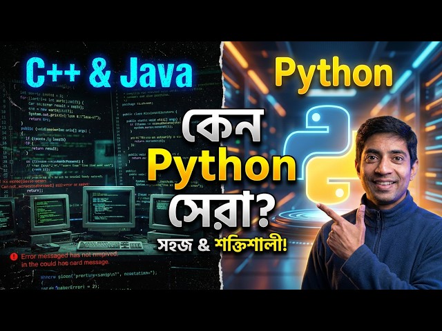 কেন AI শিখতে Python সেরা? | Why Python for AI & Data Science?