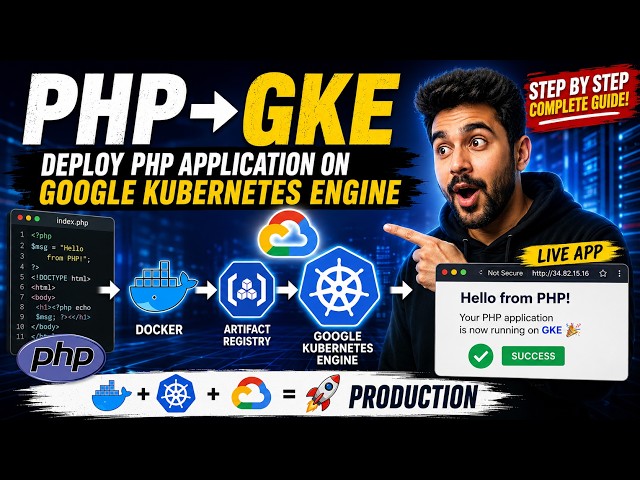 🏆 Deploy PHP on Google Kubernetes Engine (GKE) — Complete Step-by-Step Guide