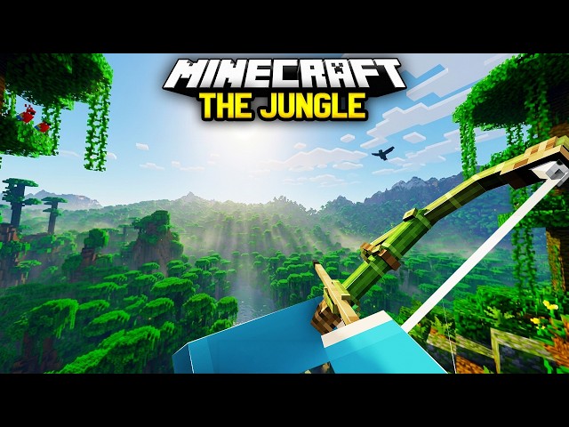 100 Days TRAPPED in THE JUNGLE in Minecraft Hardcore!