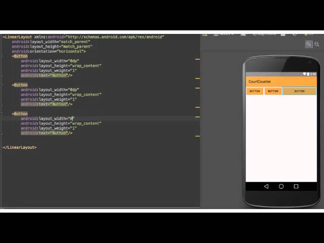 LinearLayout behavior