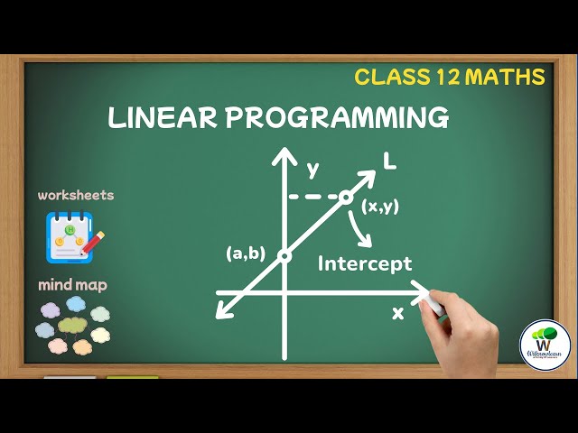Linear Programming Class 12th | Worksheets, Notes and Mind map Available