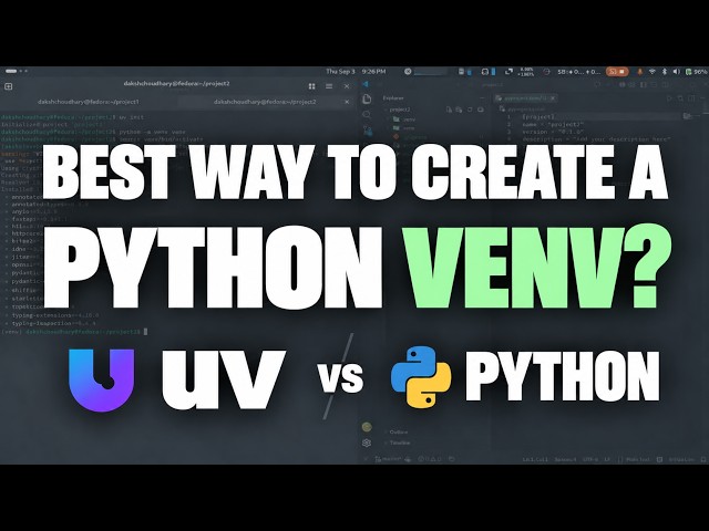 The Best Way to Create a Python venv? uv vs Python