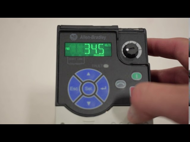 Allen-Bradley PowerFlex 525 VFD Motor Parameter Setup