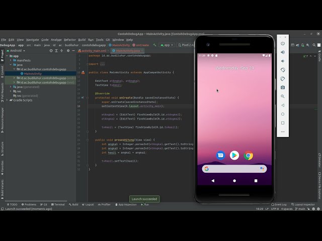 Cara Debugging Aplikasi Android dengan Logcat dan Android Studio Debugger