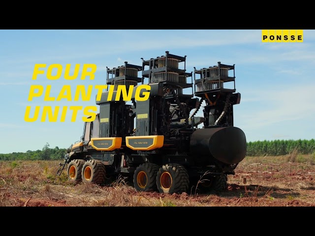 PONSSE Buffalo Planter – From Soil Preparation to Planting