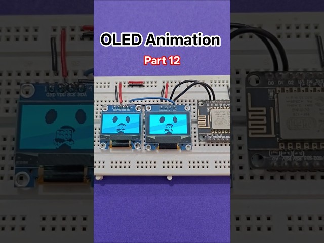 Arduino OLED Display Animation - Part 12 | Arduino display project #electronics