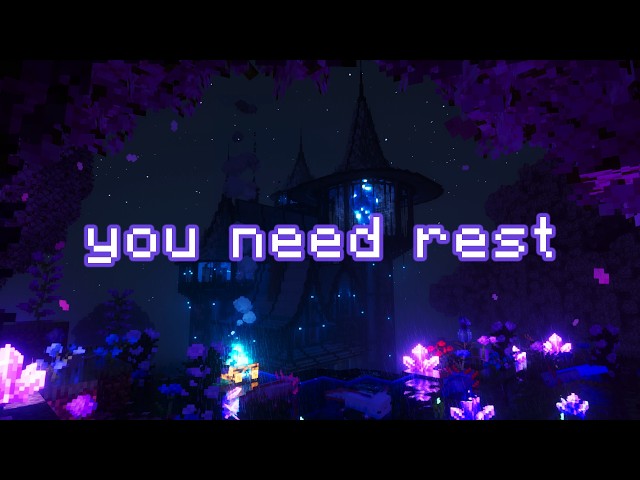 don’t think about it, sleep... (minecraft music w/ rain)