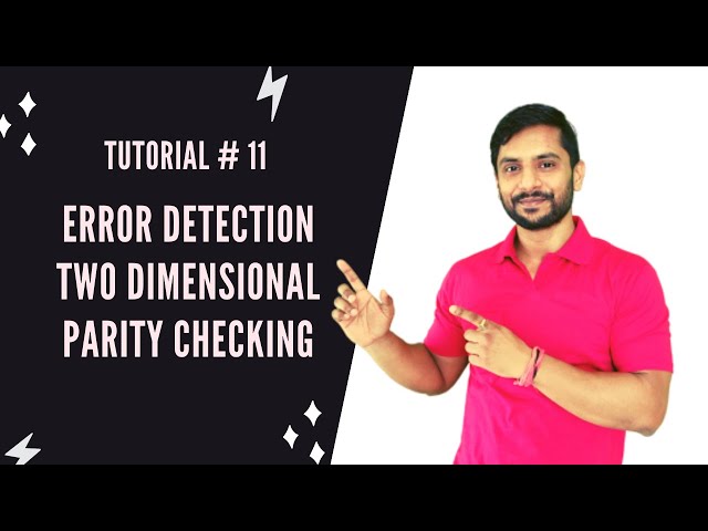 Two Dimensional Parity Checking | Computer Network | In Hindi
