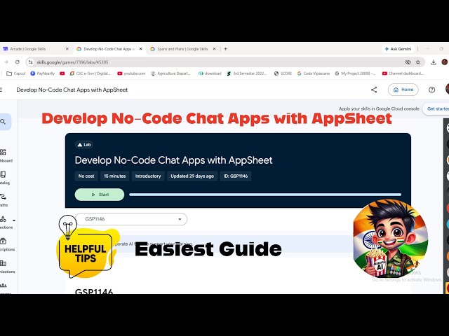 Develop No-Code Chat Apps with AppSheet #GSP1146 #qwiklabs #arcade #qwiklabsarcade2026