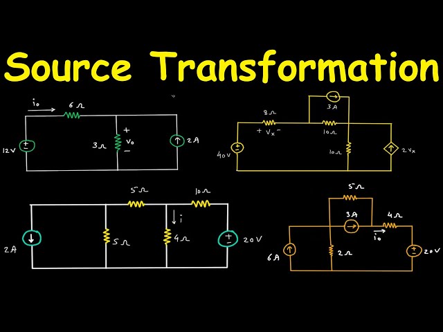 Source Transformation Problems | Electrical Engineering