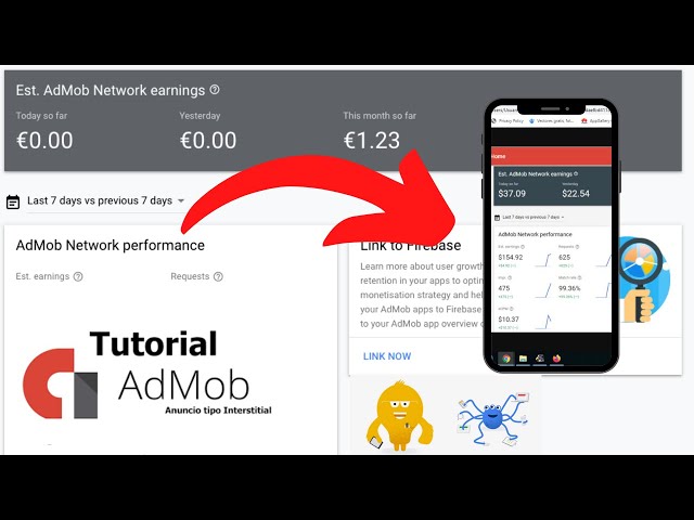 GANAR DINERO CON APPS - Que es ADMOB y como funciona #1 - interfaz de usuario