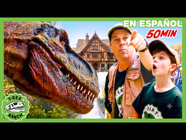 T-Rex Park | Dinosaurs escape! | Dinosaur and toy videos for kids