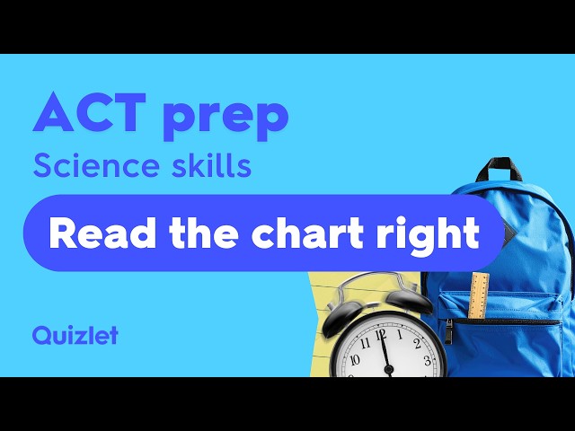 ACT Science – How to Read Charts and Data Efficiently