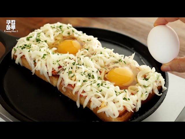 Perfect Breakfast! Super Crispy! Amazing Toast Recipe! Delicious