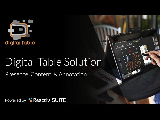 【Digital Table Solution】Presence, Content, & Annotation | FunTech Innovation