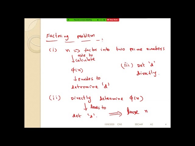 Lecture 6: Security Attacks in the RSA and Diffie-Hellman Key Exchange