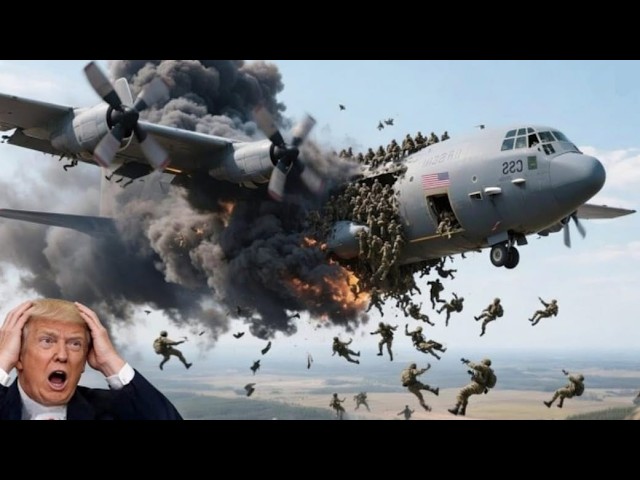 12 minutes ago: A US C-130 carrying 7,000 elite troops was shot down by a Russian Su-57 stealth figh