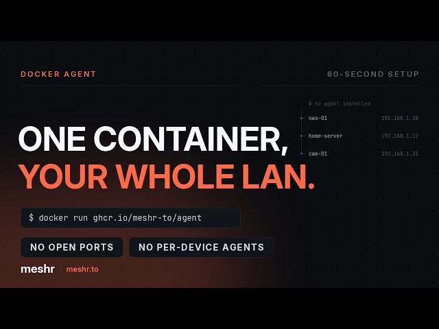 Home Lab Gateway in a Container — 60 Seconds with Docker